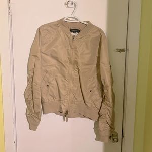 Gold bomber jacket